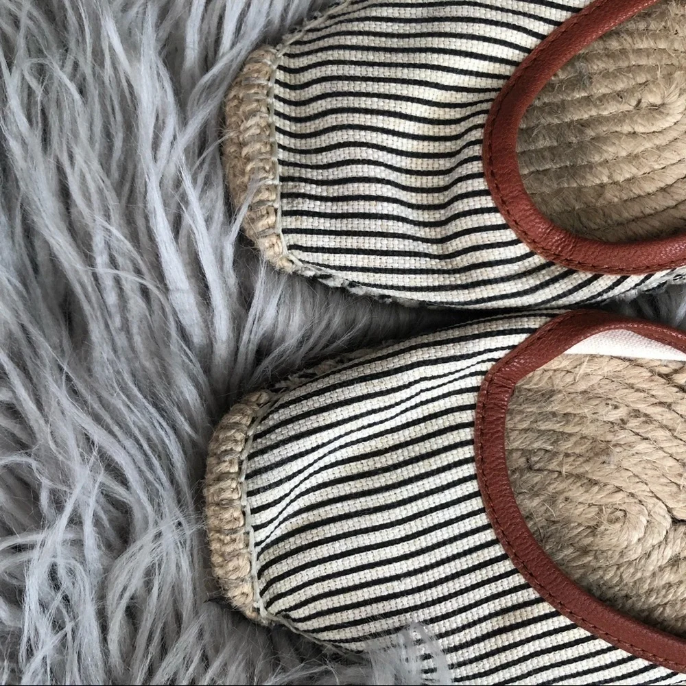 Joie Miramar Striped espadrille Flats